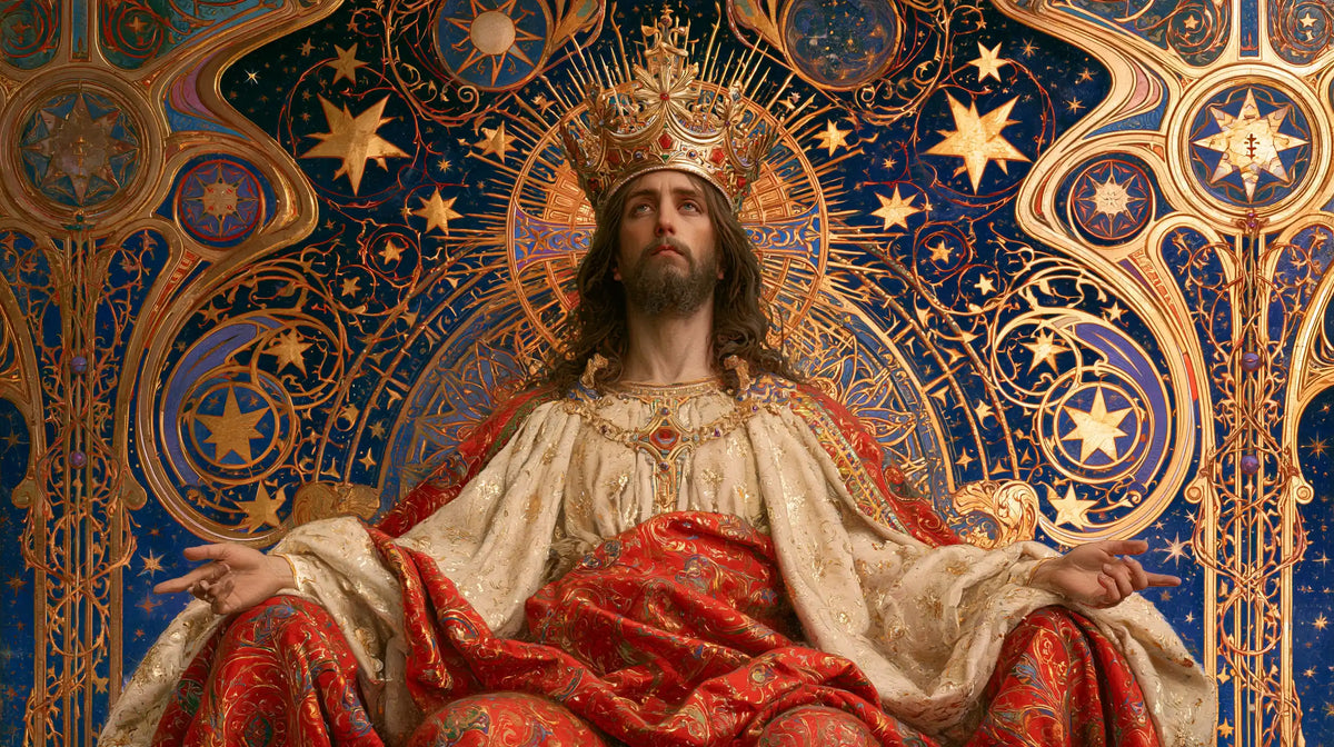 Jesus the King - Sacred Art Nouveau · Landscape n° 4