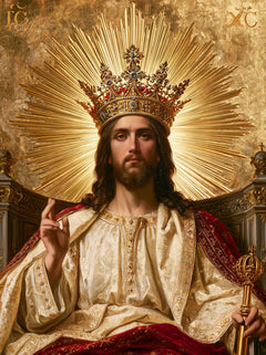Jesus the King — The Halo of Golden Needles
