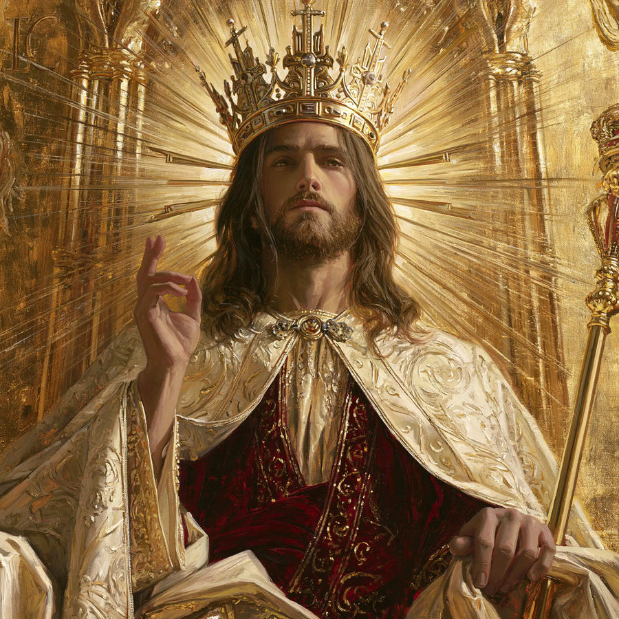 Jesus the King - Sacred Gold · Square n° 6