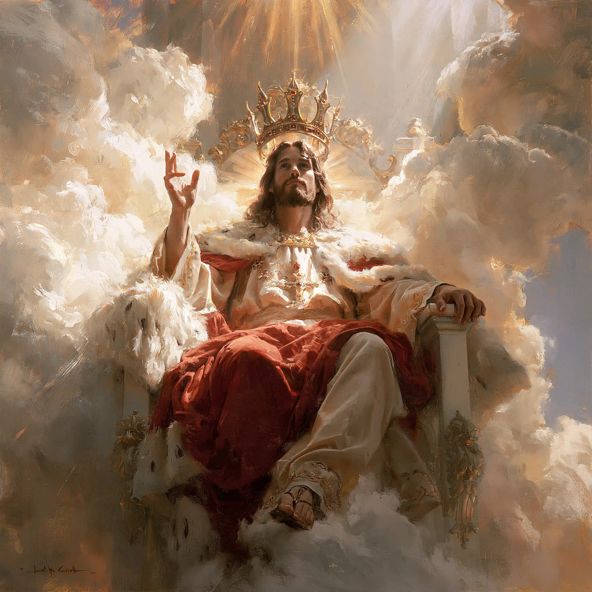 Jesus the King - Sacred Royal Majesty · Square n° 6