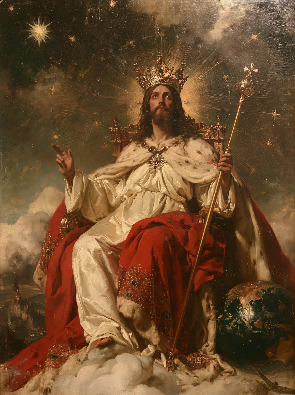 Jesus the King - Symbolist · Portrait n° 13