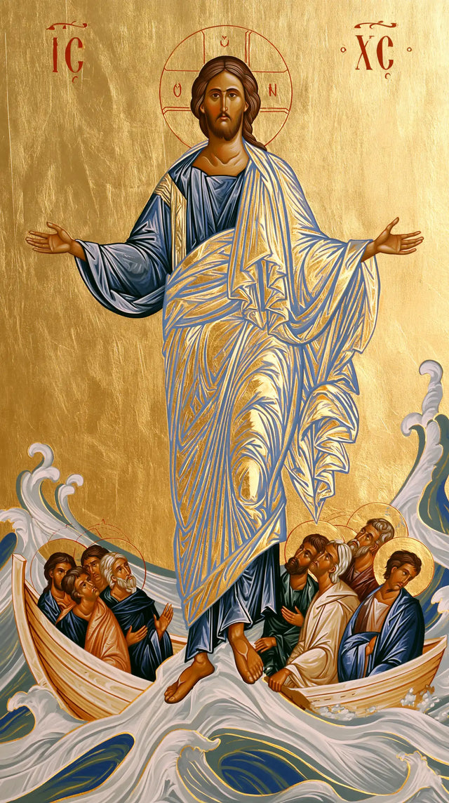 Jesus Walking on Water — The High Radiance above the Little Boats