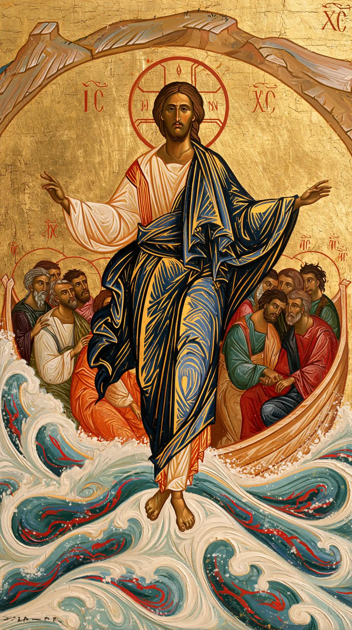 Jesus Walking on Water — The Passage beneath the Stone Arch
