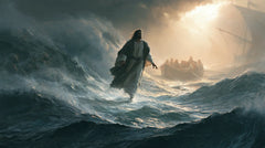 Jesus Walking on Water — The Dark Wind and the Golden Horizon