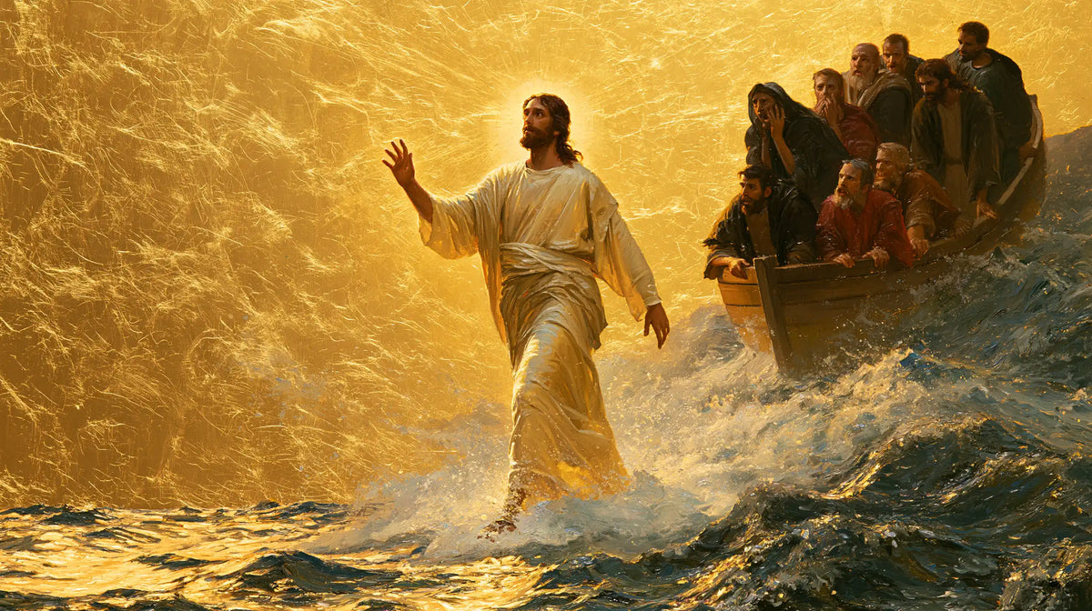 Jesus Walking on Water — The Upturned Gaze in the Solar Sea