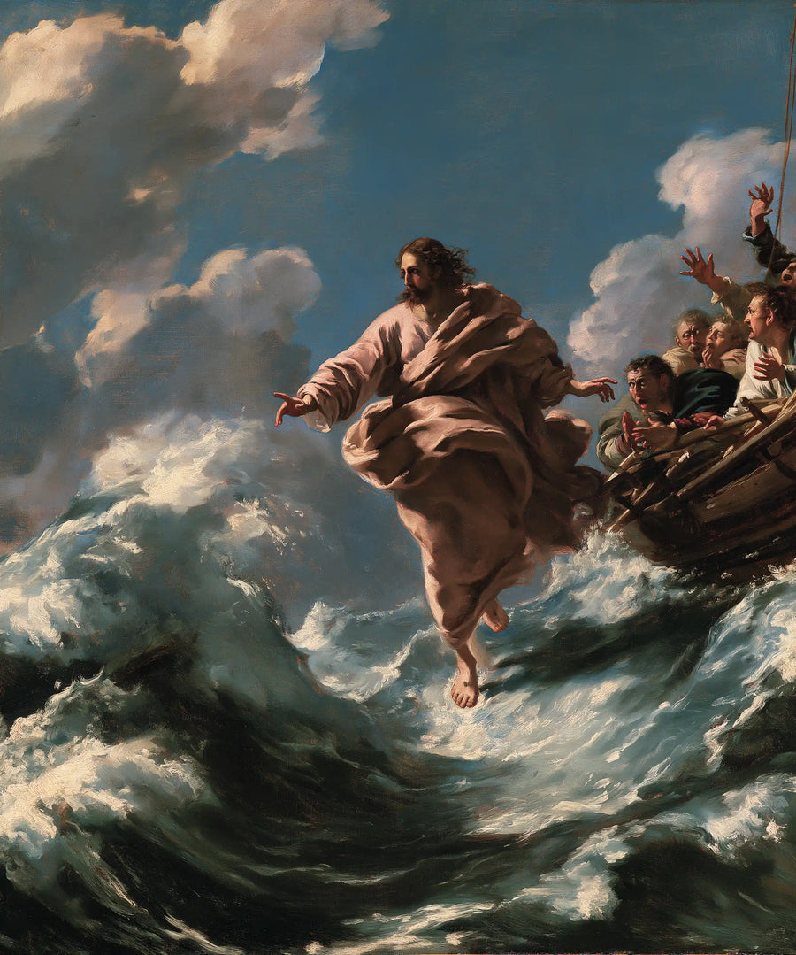 Jesus Walking on Water - Theatrical Baroque · Portrait n° 14