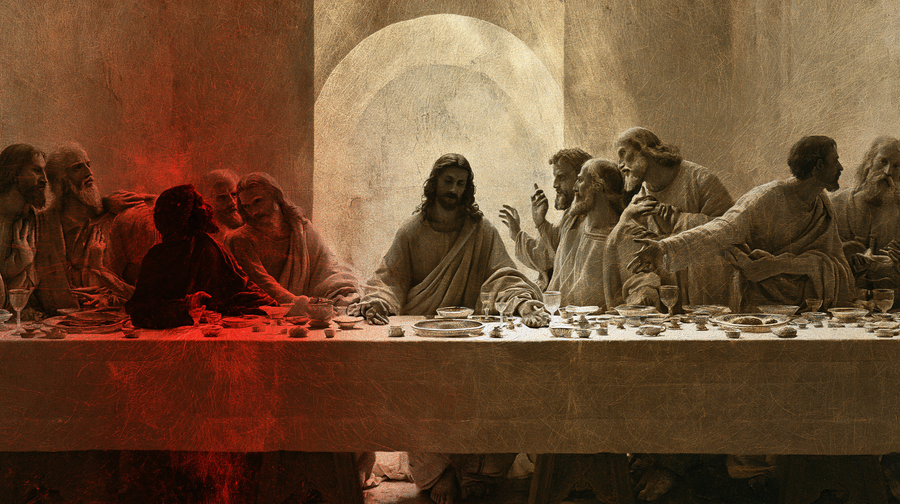 The Last Supper - Red of sacrifice n° 1