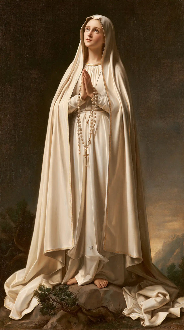 Our Lady of Fatima – Florentine Renaissance · Portrait no. 8