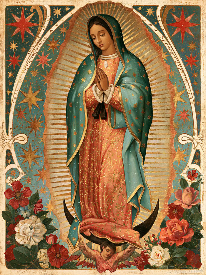Our Lady of Guadalupe – Sacred Art Nouveau · Portrait no. 12