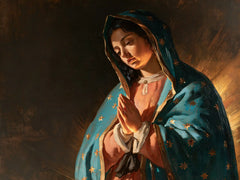 Our Lady of Guadalupe – Caravaggio Tenebrism · Landscape no. 4