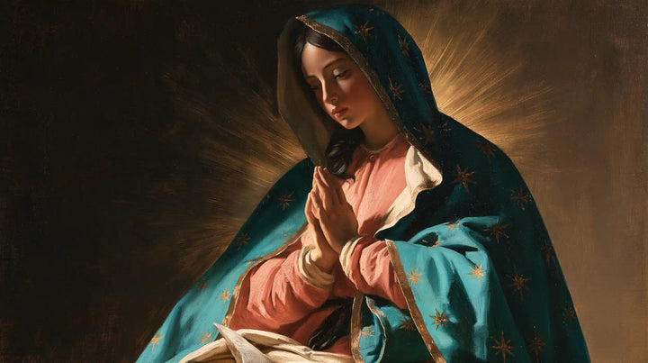 Our Lady of Guadalupe – Caravaggio Tenebrism · Landscape no. 15