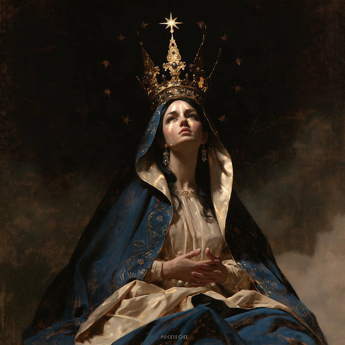 Mary, Queen of Heaven — The Great Star Above Resting Hands
