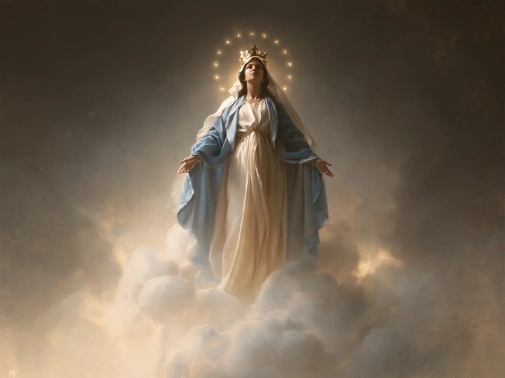 Mary, Queen of Heaven — Quiet Stars in the Golden Mist
