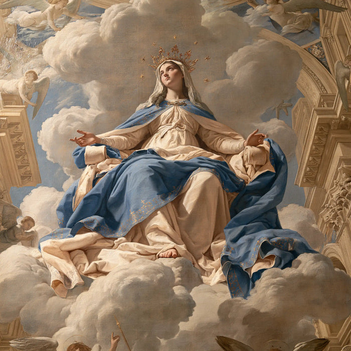 Mary, Queen of Heaven — The Throne Atop the Painted Clouds