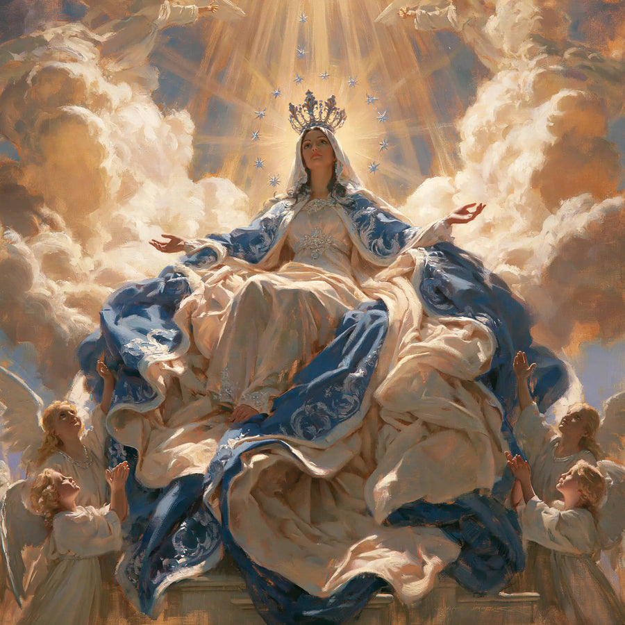 Mary Queen of Heaven - Heavenly Glory · Square n° 2
