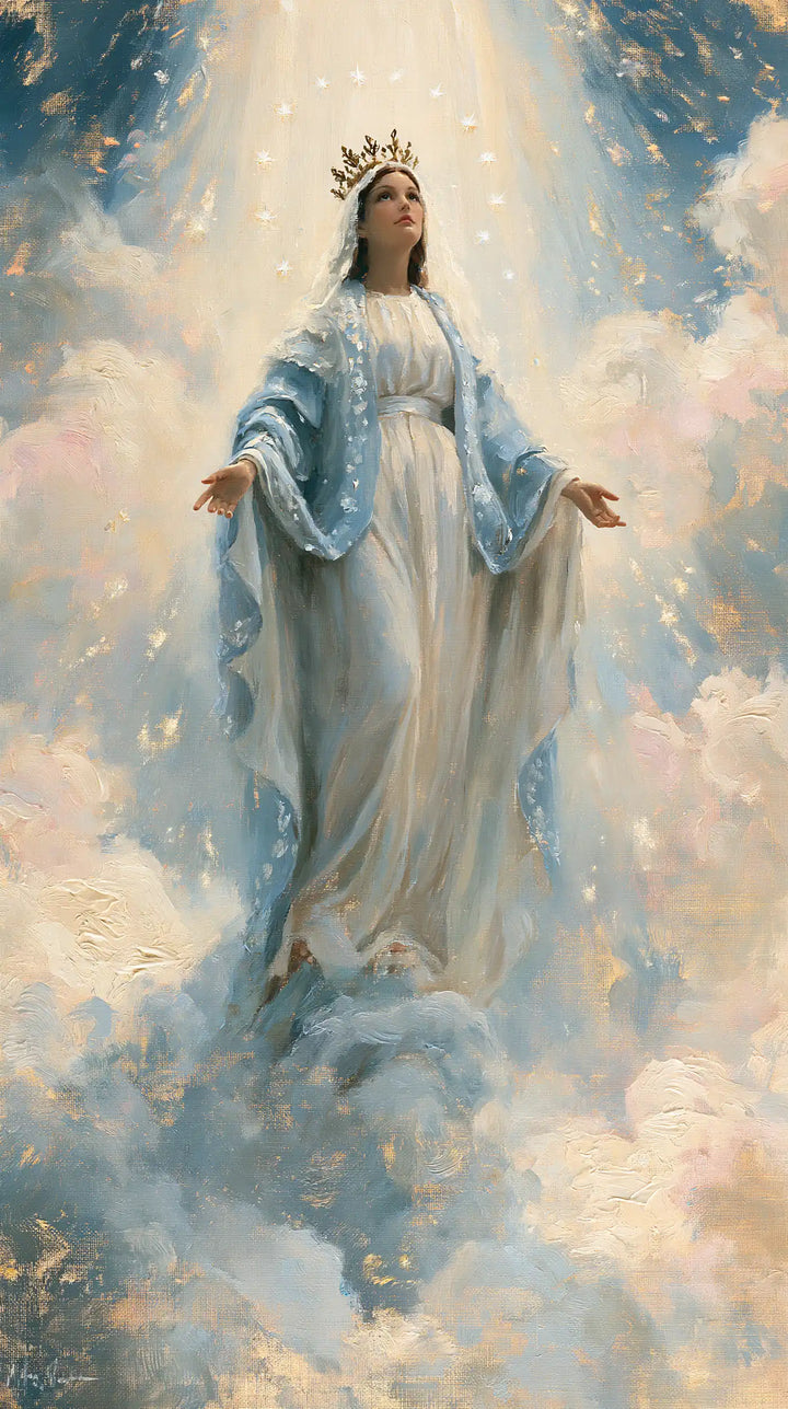 Mary Queen of Heaven - Impressionist · Portrait n° 18