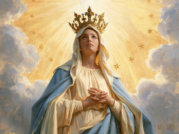 Mary Queen of Heaven - Mary before Heavenly Light · Landscape n° 4