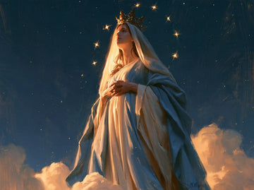 Mary Queen of Heaven - Midnight Blue Chiaroscuro · Landscape n° 5