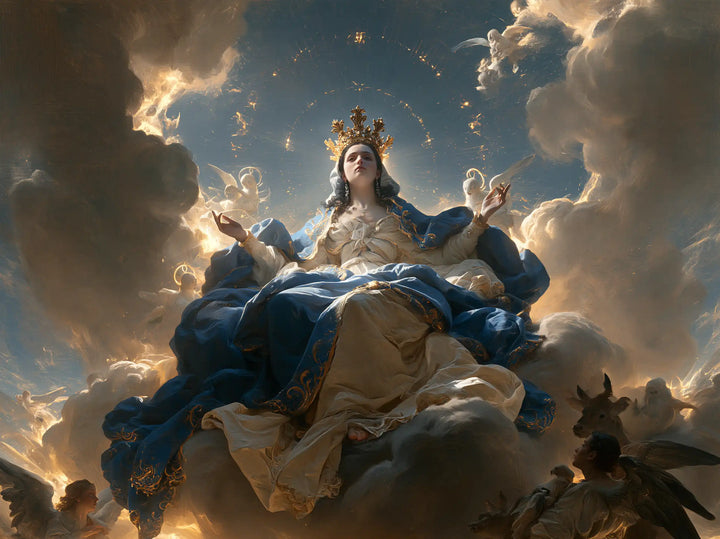 Mary, Queen of Heaven — The Cloud Seat in the Blue Opening
