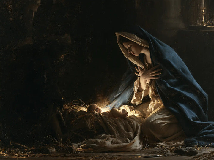 The Nativity - Black and Gold · Landscape n° 1