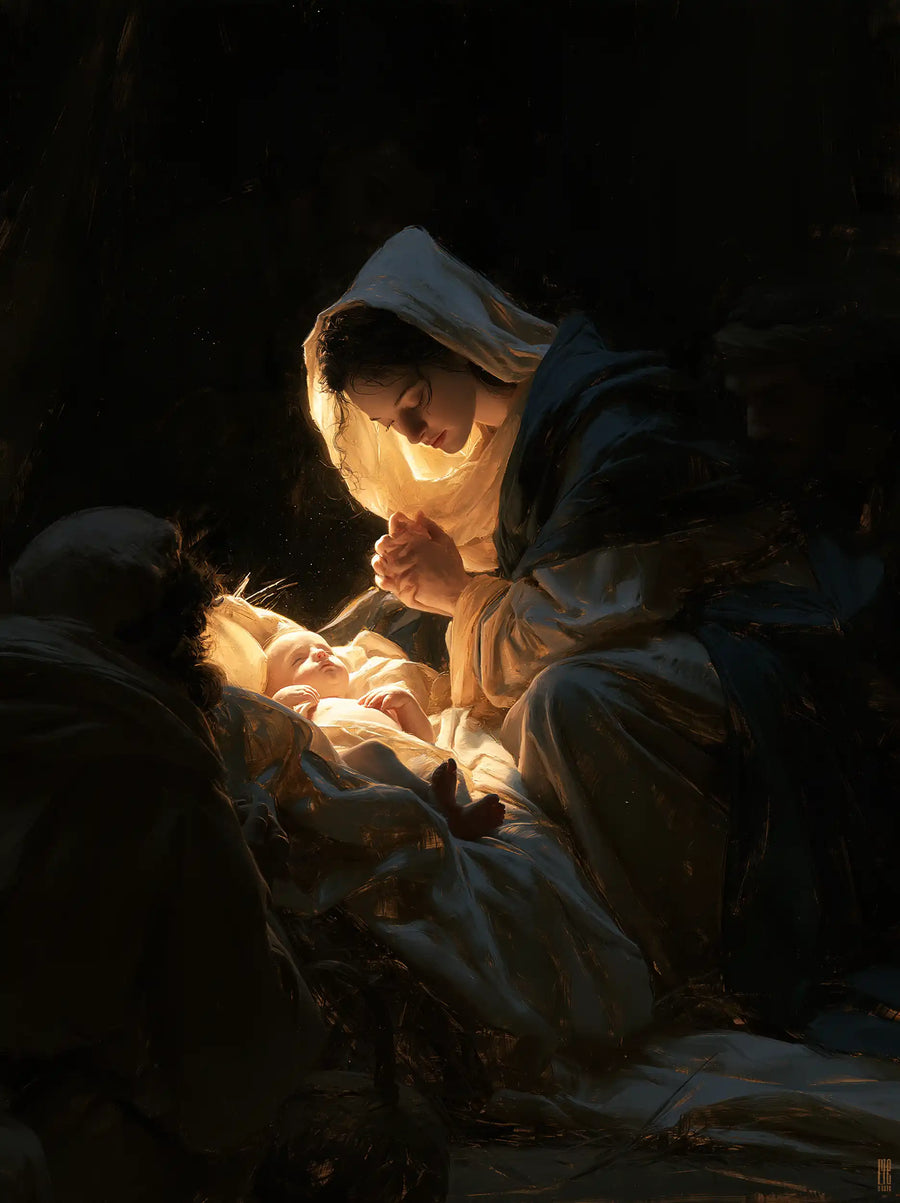 The Nativity - Black and Gold · Portrait n° 6