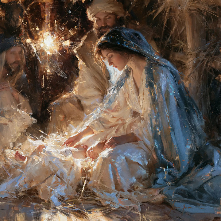 The Nativity - Impressionist · Square n° 10