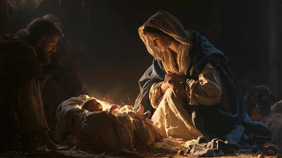 The Nativity - Infant Jesus as Divine Light · Landscape n° 11