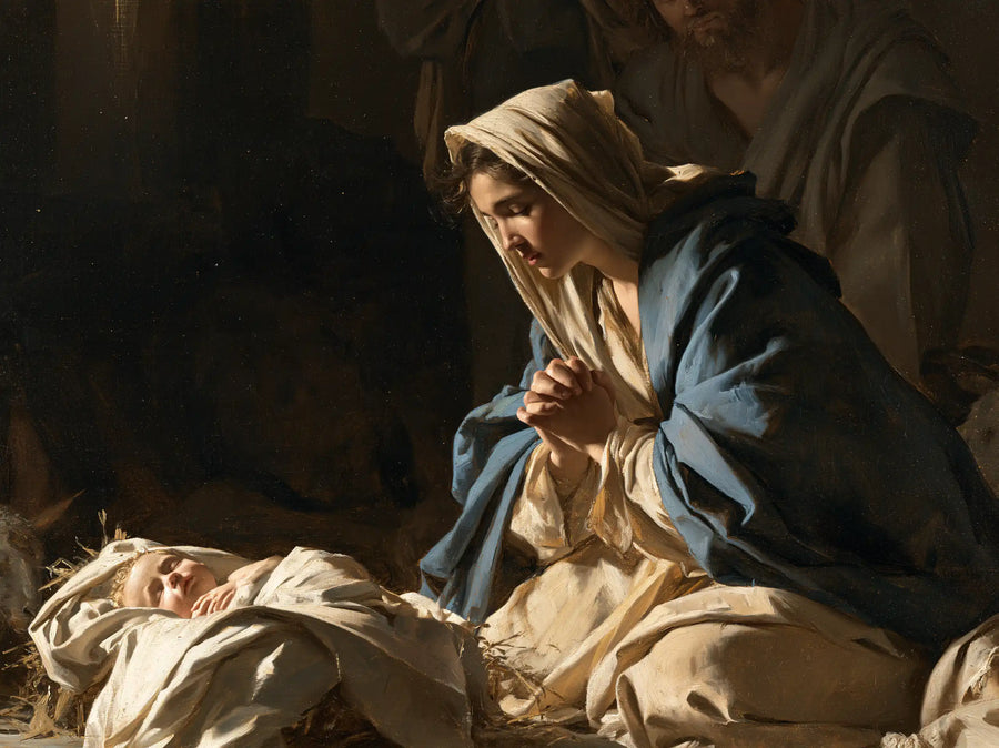 The Nativity - Mary Adoring the Christ Child · Landscape n° 7