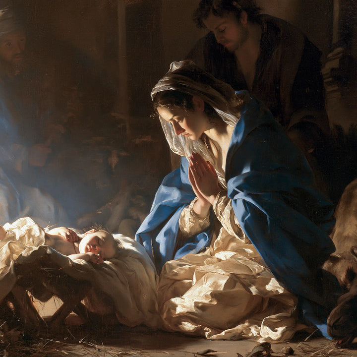 The Nativity - Mary Adoring the Christ Child · Square n° 1
