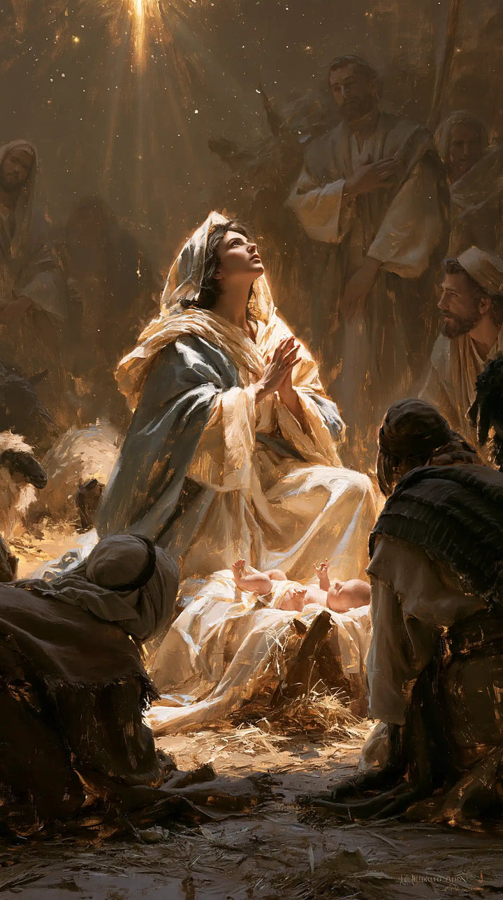 The Nativity - Mary and the Shepherds · Portrait n° 4