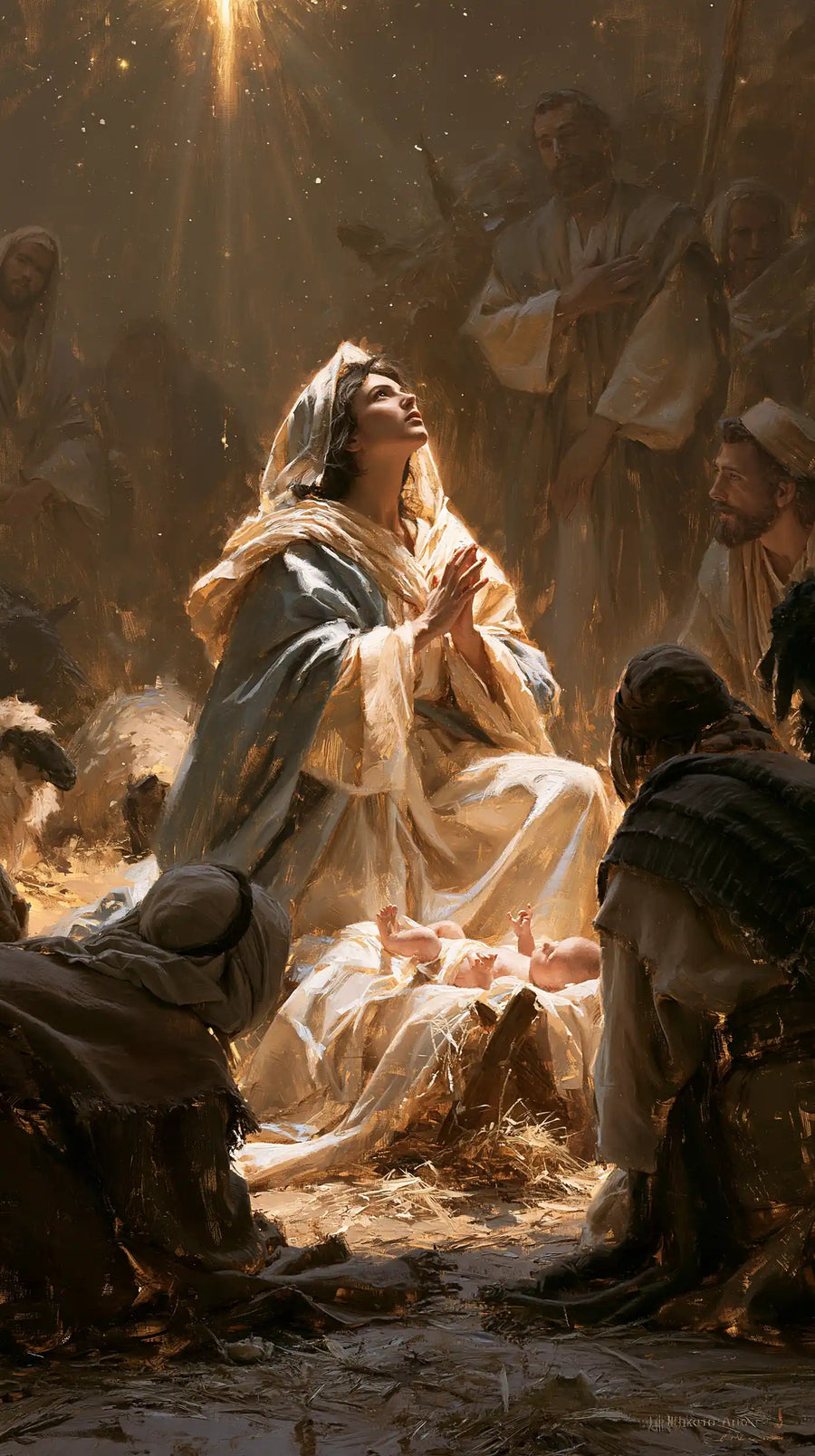 The Nativity - Mary and the Shepherds · Portrait n° 4