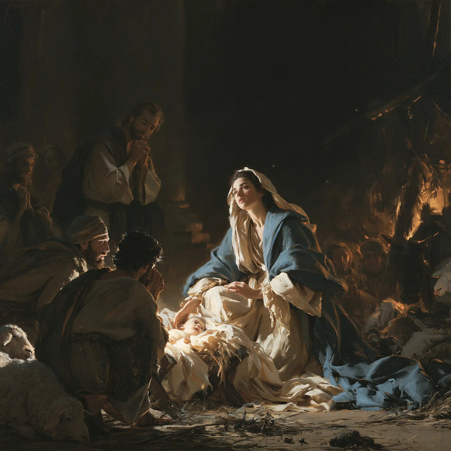 The Nativity - Mary and the Shepherds · Square n° 3