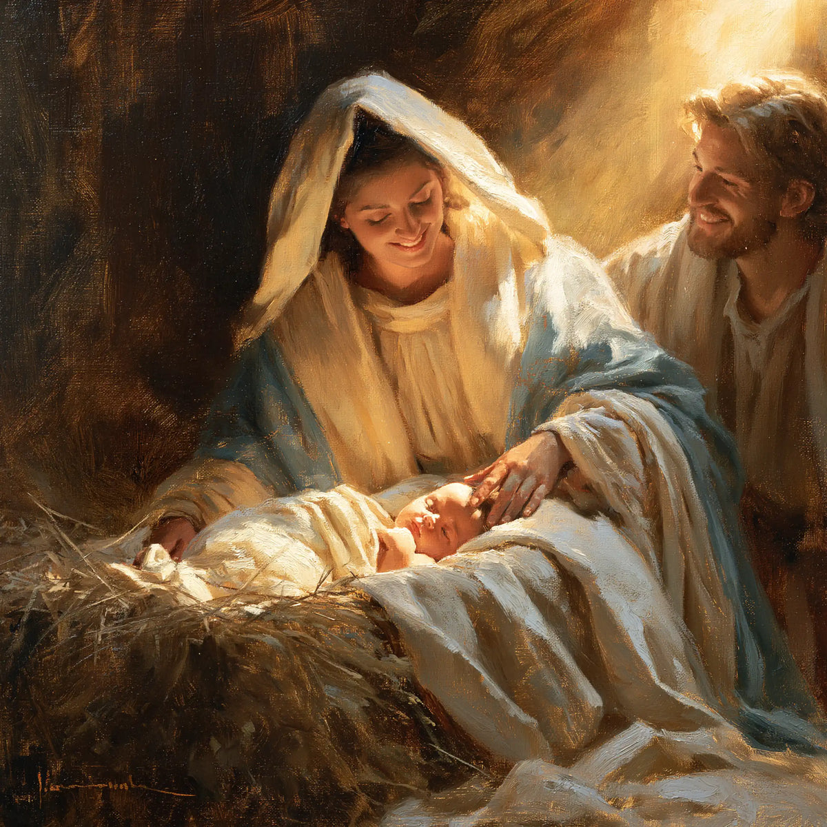 The Nativity — The Smile Beneath the Golden Opening