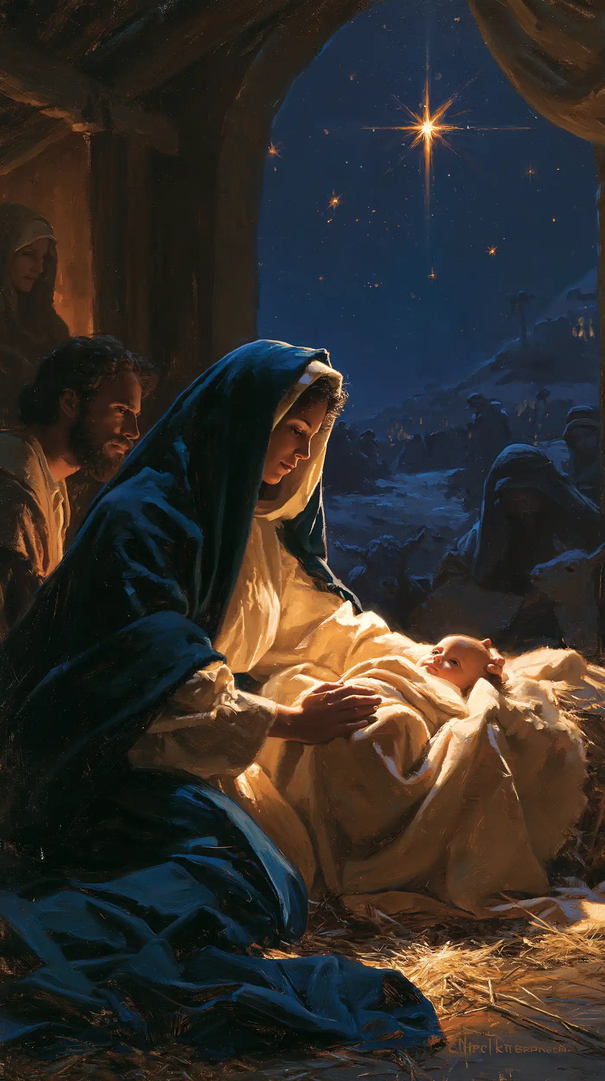 The Nativity — The Vigil Beneath the Amber Star
