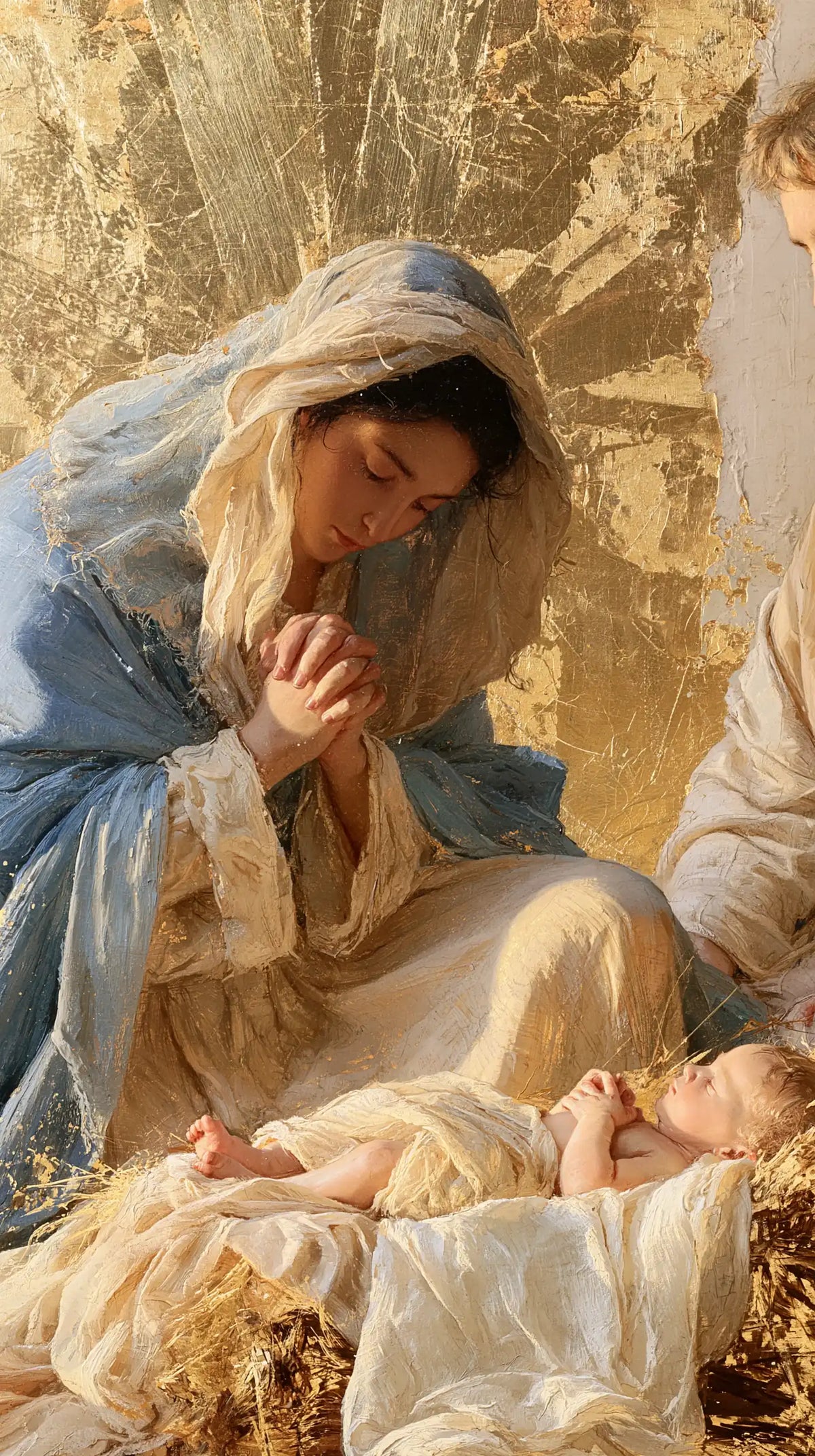 The Nativity — The Pale Veil Before the Golden Branches