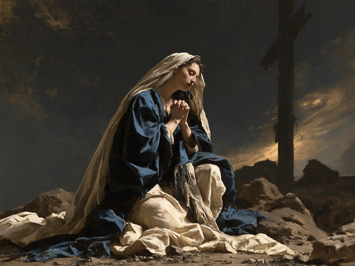 Our Lady of Sorrows - Mary Kneeling before the Cross · Landscape n° 6
