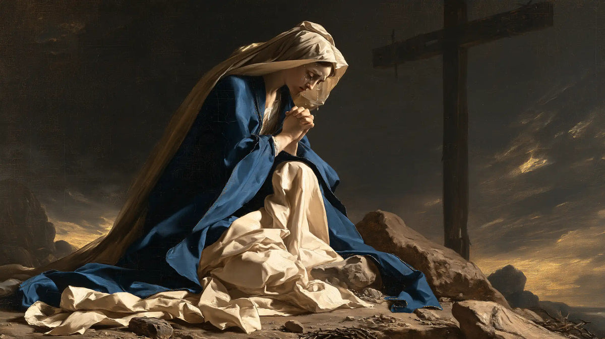 Our Lady of Sorrows — Kneeling in the Dust of Evening