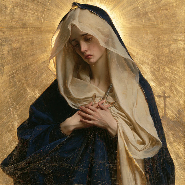 Our Lady of Sorrows - Sacred Gold · Square n° 9