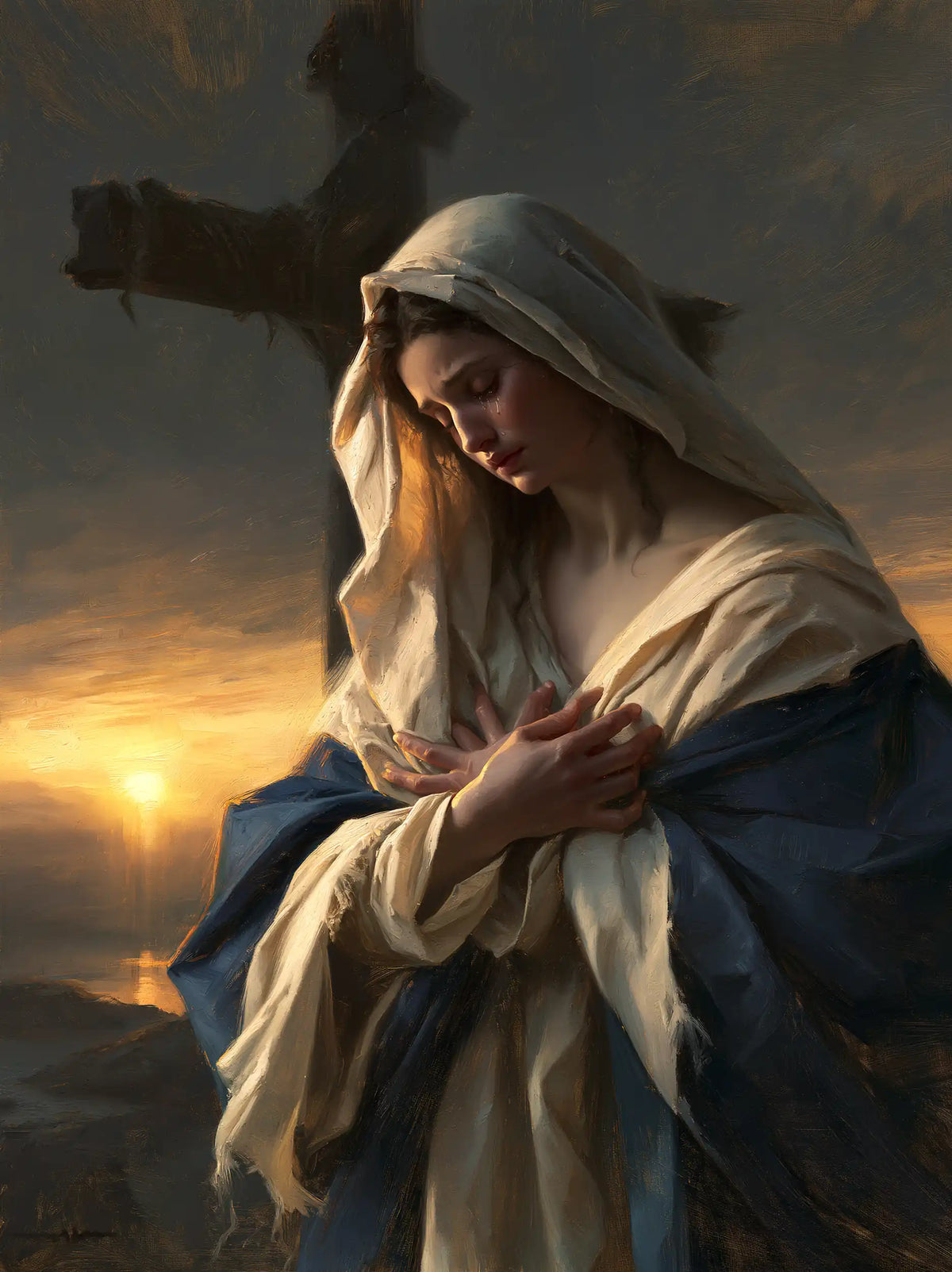 Our Lady of Sorrows — The Drape That Gathers Evening
