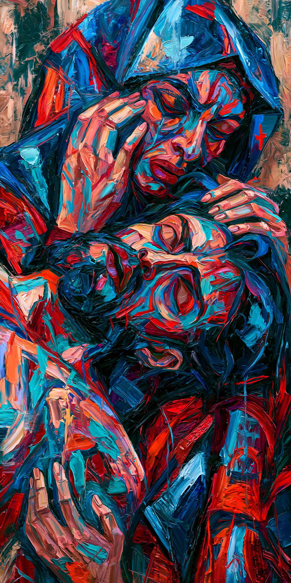 The Pietà - Expressionist · Portrait n° 2 - Christian art