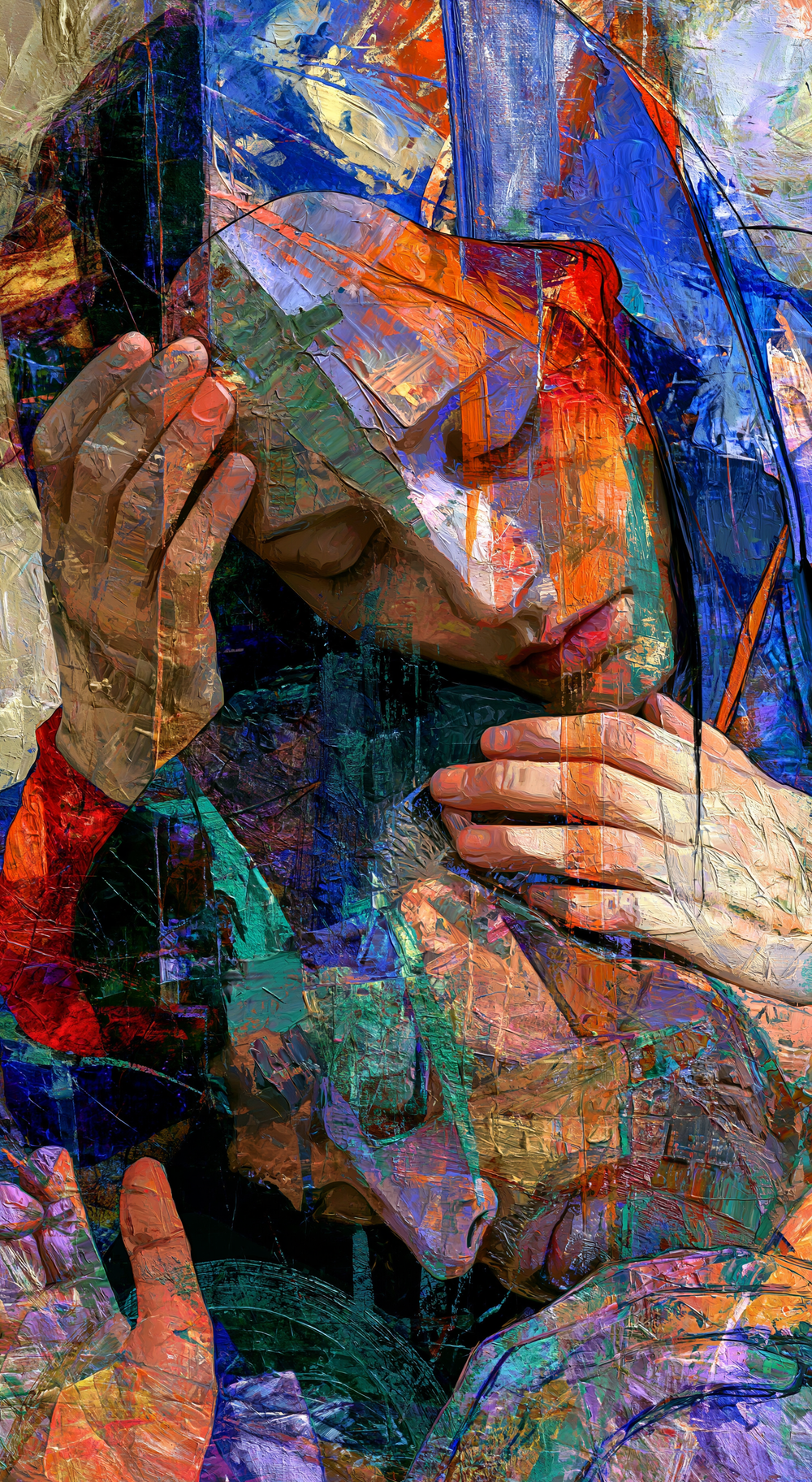 The Pietà - Expressionist · Portrait n° 3 - Christian art