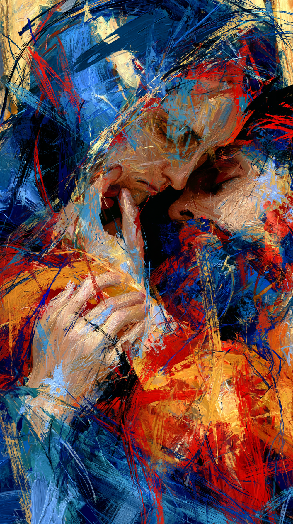 The Pietà - Expressionist · Portrait n° 5 - Christian art