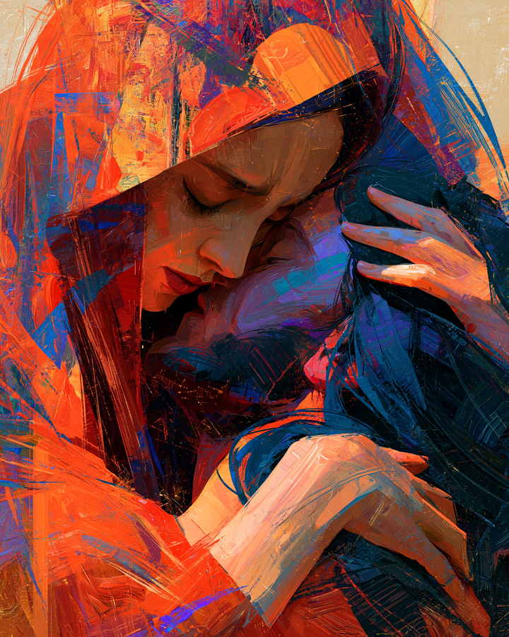 The Pietà — Fire Shelters Blue
