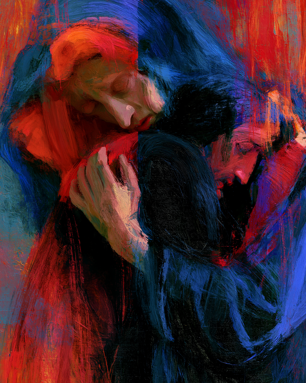 The Pietà - Expressionist · Portrait n° 11 - Christian art