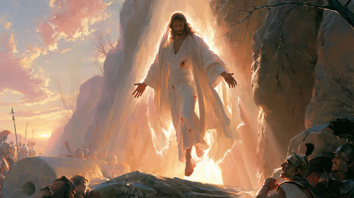 The Resurrection of Jesus Christ — Drapery in the Rose-Colored Cleft