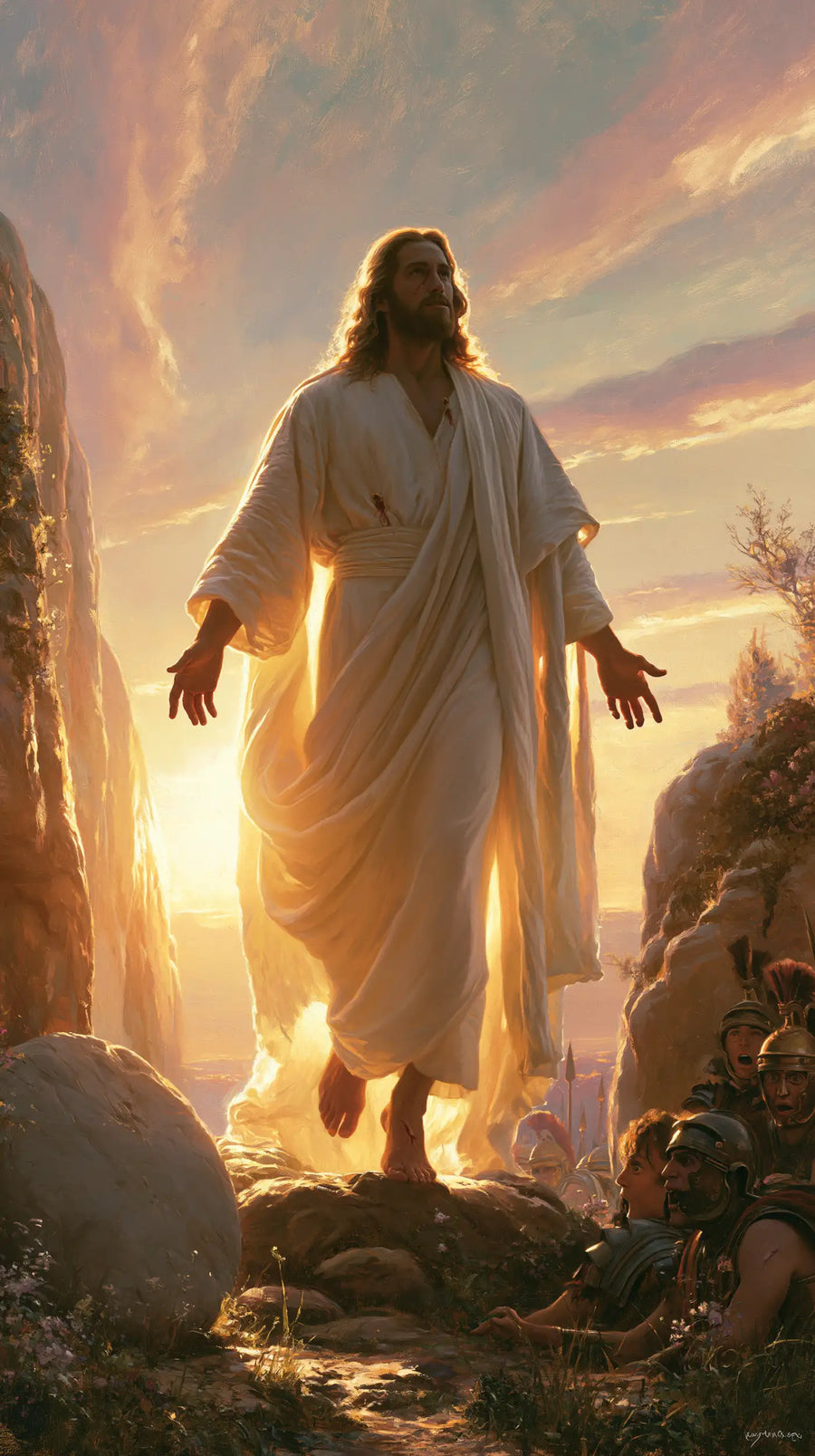 The Resurrection of Jesus Christ — Amber Light at the Garment’s Edge