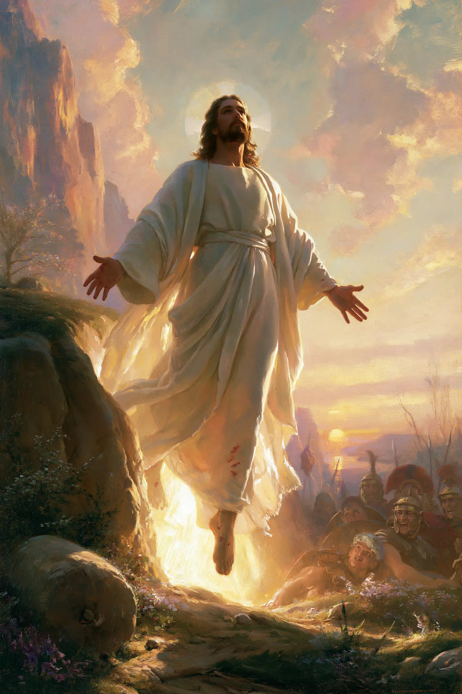 The Resurrection of Jesus Christ — The Sky Blooming with Golden Clouds