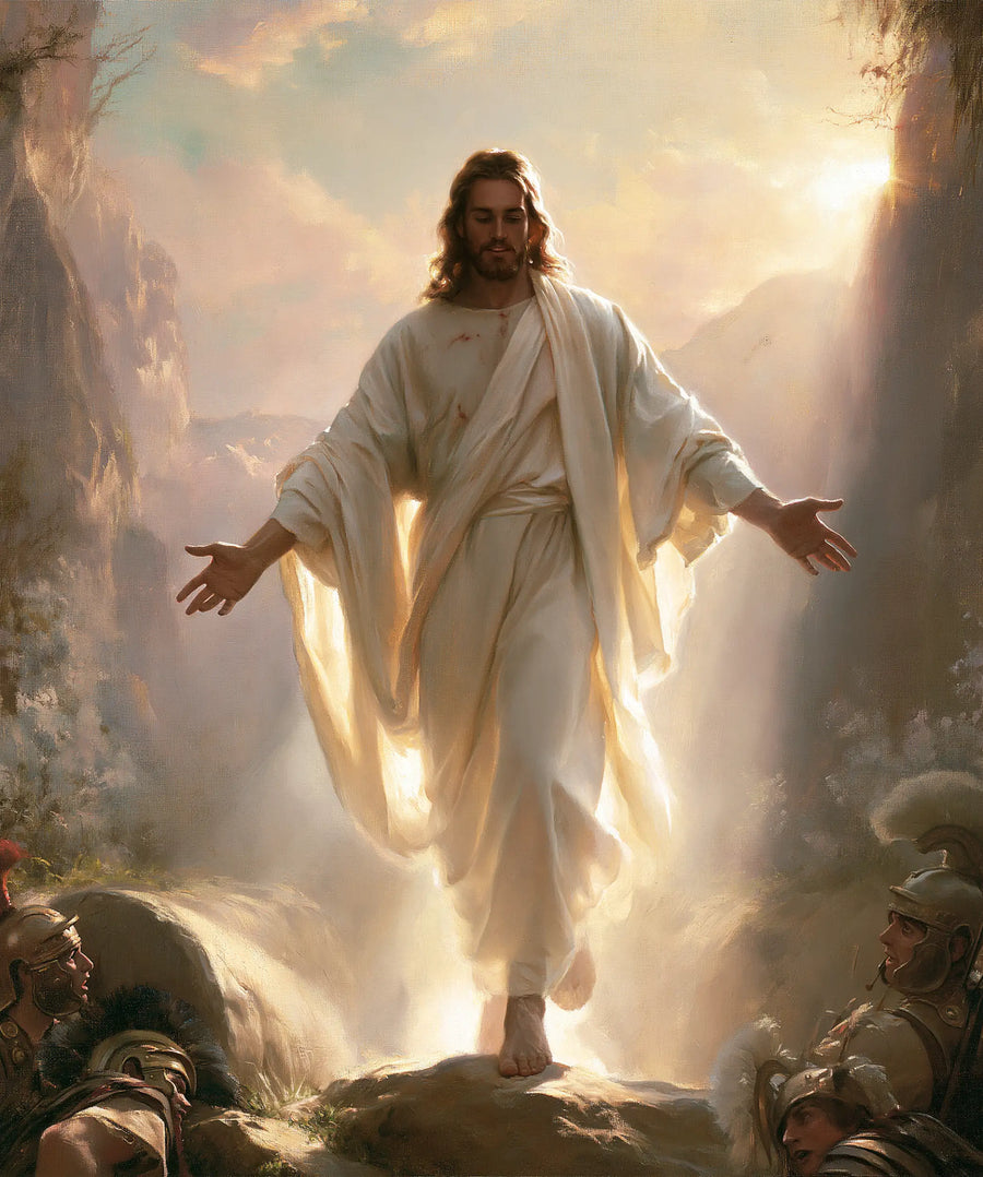 The Resurrection of Jesus Christ — The Threshold in Pearly Mist