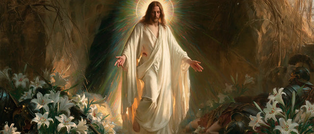 The Resurrection of Jesus Christ — The Green Ray behind the White Robe