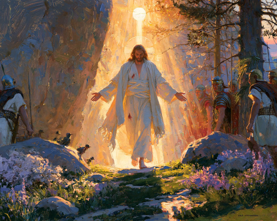 The Resurrection of Jesus Christ - Impressionist · Landscape n° 6